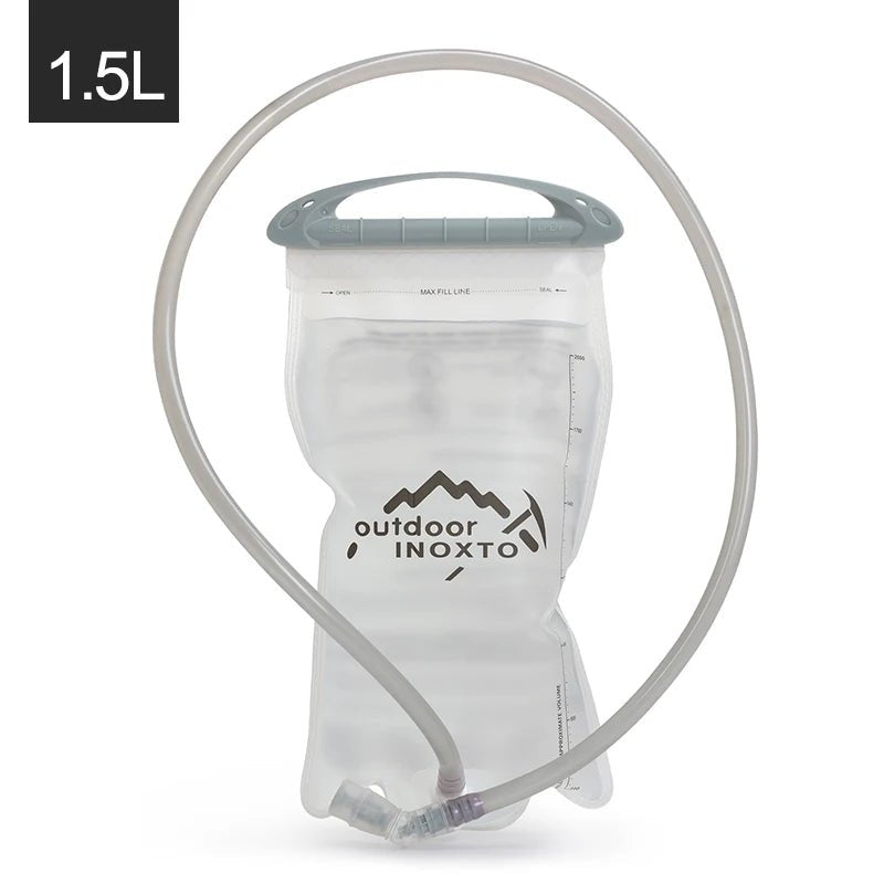 Poche à eau / hydratation pour la course sans BPA 1.5L-3L "Outdoor Inoxto - Water bag" - Planète Rando