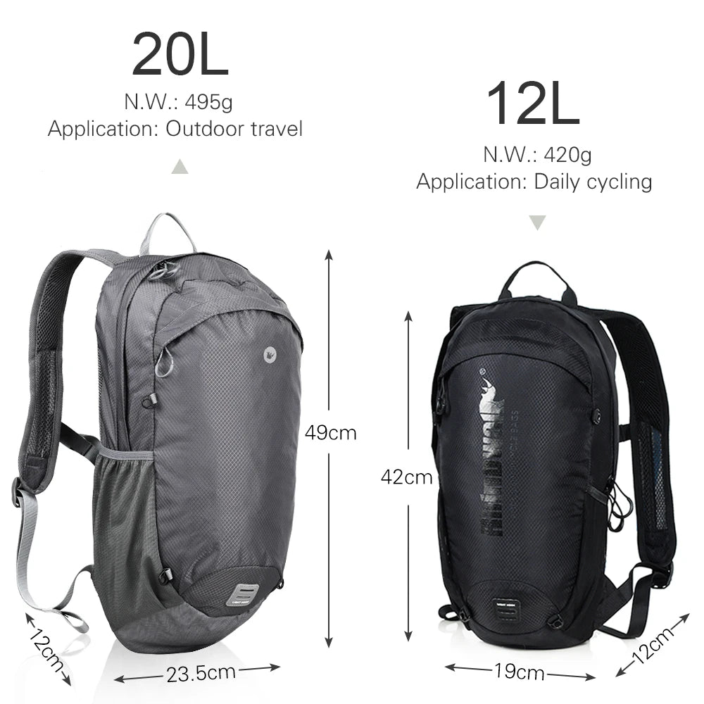 Sac à dos de cycliste 12L Daypack"Rhinowalk - RK18800" - Planète Rando