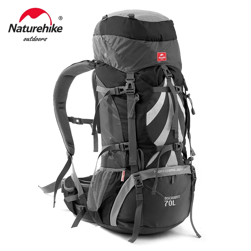 Sac à dos de grande randonnée 70L Expkeak air flow et CCR system 1,8kg "Naturehike - NH70B070 - B" - Planète Rando