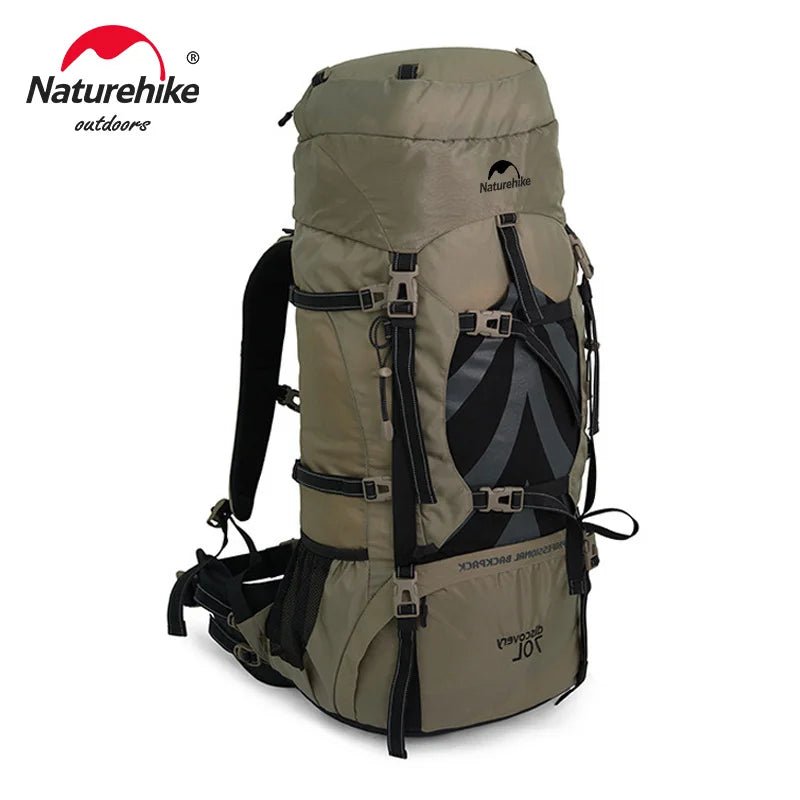 Sac à dos de grande randonnée 70L Expkeak air flow et CCR system 1,8kg "Naturehike - NH70B070 - B" - Planète Rando