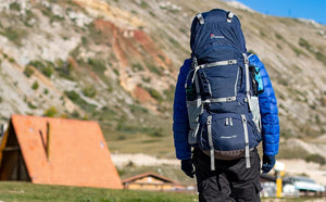 Sac à dos de grande randonnée à cadre interne 70 L avec fermetures éclair YKK et housse de pluie "Mountaintop - M5805II" - Planète Rando