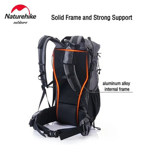 Sac à dos de randonnée ultraléger et imperméable Nylon / Dyneema 45L à 65L "Naturehike – Rock series" - Planète Rando