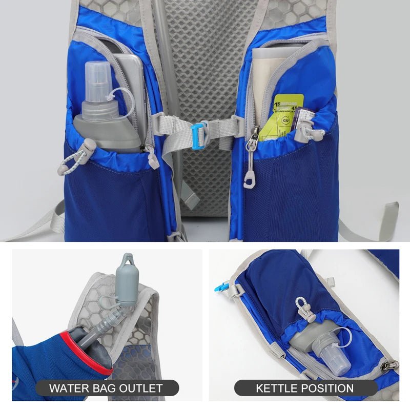 Sac à dos d'hydratation ultraléger 5L pour ados / adultes running & trail "Outdoor Inoxto - Topspeed" - Planète Rando