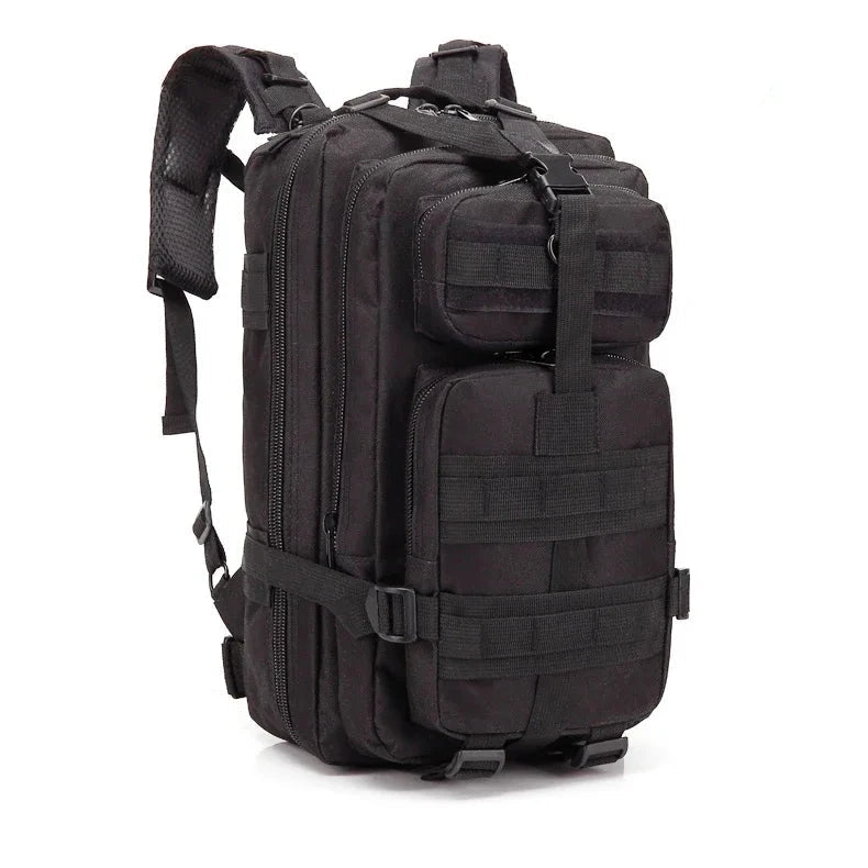 Sac à dos tactique, survie, EDC, bushcraft, chasse 900D avec système Molle "QT & QY - 3P Tactical Backpack 30L" - Planète Rando