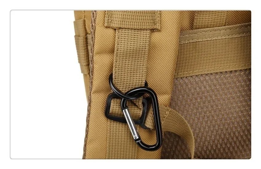 Sac à dos tactique, survie, EDC, bushcraft, chasse 900D avec système Molle "QT & QY - 3P Tactical Backpack 30L" - Planète Rando