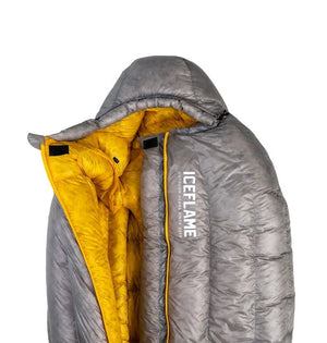 Sac de couchage en duvet de canard haute qualité ultralight 800FP à partir de 880g confort - 5°C / - 10°C "Iceflame - SD700 NXT" - Planète Rando