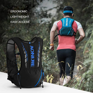 Sac d'hydratation pour le trail et la course à pied AGILE WRAP 5L 167g "AONIJIE - C9102" - Planète Rando