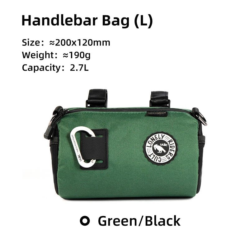 Sacoche de cyclisme étanche pour guidon et cadre de vélo, gravel, VTC, VTT à partir de 1L "Uläc - Handlebar Bag PB series" - Planète Rando