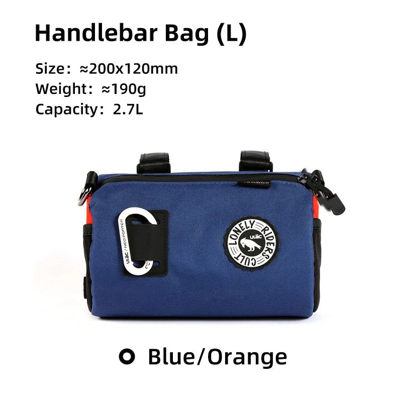 Sacoche de cyclisme étanche pour guidon et cadre de vélo, gravel, VTC, VTT à partir de 1L "Uläc - Handlebar Bag PB series" - Planète Rando