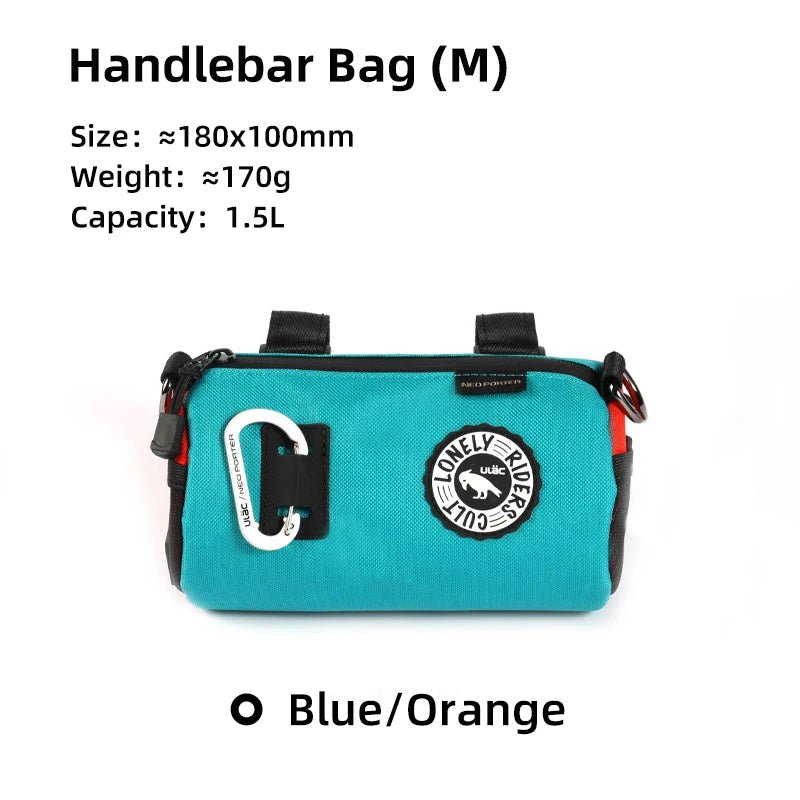 Sacoche de cyclisme étanche pour guidon et cadre de vélo, gravel, VTC, VTT à partir de 1L "Uläc - Handlebar Bag PB series" - Planète Rando