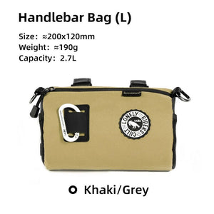 Sacoche de cyclisme étanche pour guidon et cadre de vélo, gravel, VTC, VTT à partir de 1L "Uläc - Handlebar Bag PB series" - Planète Rando