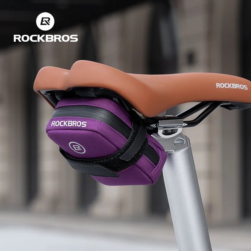 Sacoche de selle pour vélo, mini, léger, portable et tendance 45g "Rockbros - F006" - Planète Rando