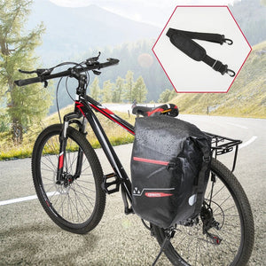 Sacoche de vélo pour support arrière 30L "Kemi Moto - H0305 - 01501BK" - Planète Rando