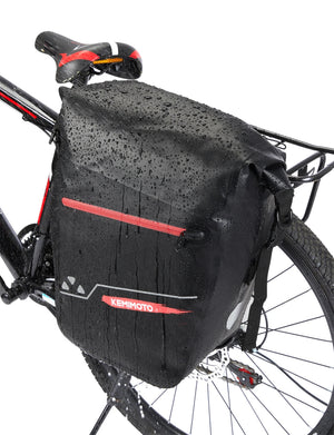 Sacoche de vélo pour support arrière 30L "Kemi Moto - H0305 - 01501BK" - Planète Rando