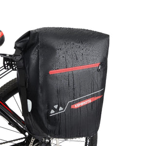 Sacoche de vélo pour support arrière 30L "Kemi Moto - H0305 - 01501BK" - Planète Rando