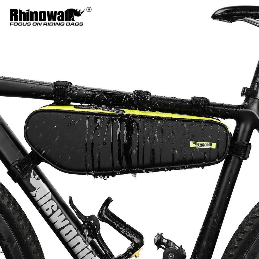 Sacoche triangulaire gravel, VTT, route étanche pour cadre de vélo 2,8L "Rhinowalk - X21656" - Planète Rando