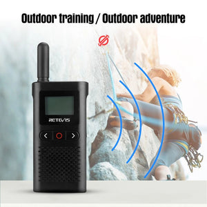 Talkie - walkie rechargeable incluses PMR446 radios bidirectionnelles portables longue portée pour la chasse "Retevis - RB628" - Planète Rando