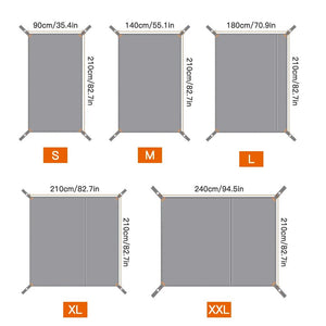 Tapis de sol / tarp imperméable de randonnée, anti - uv pour le bivouac et camping "Hikeman - footprint" - Planète Rando