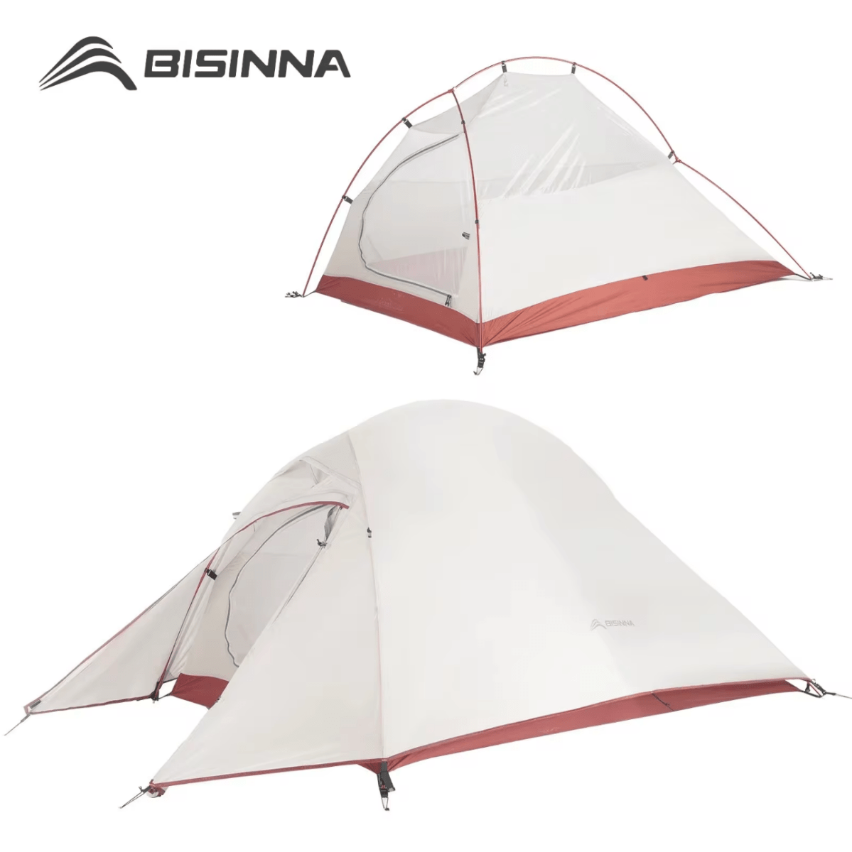 Tente à double - parois camping / bikepacking 1 ou 2pers à partir de 1,3kg "BISINNA - ZL073 Series" - Planète Rando