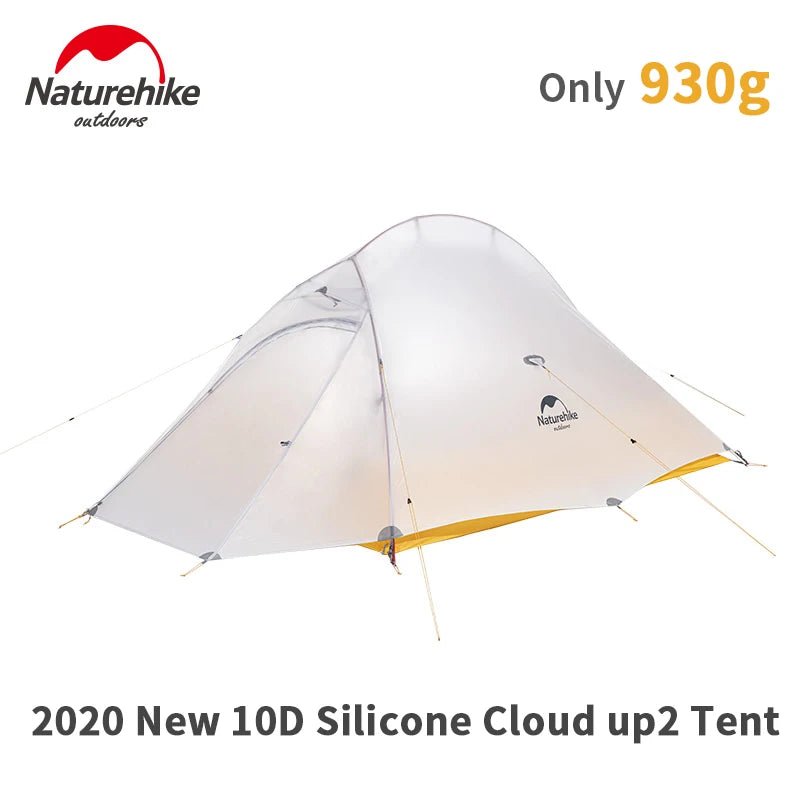 Tente à double - parois ultralégère pour la randonnée, le trekking, le bivouac 2 personnes 930g "Naturehike – Cloud Up Ultralight 10D" - Planète Rando