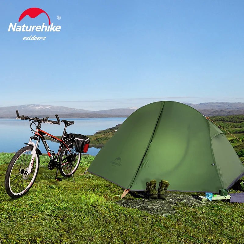 Tente randonnée / bikepacking ultralégère à double - parois 1,3kg pour 1 personne "Naturehike - Spider 1" - Planète Rando