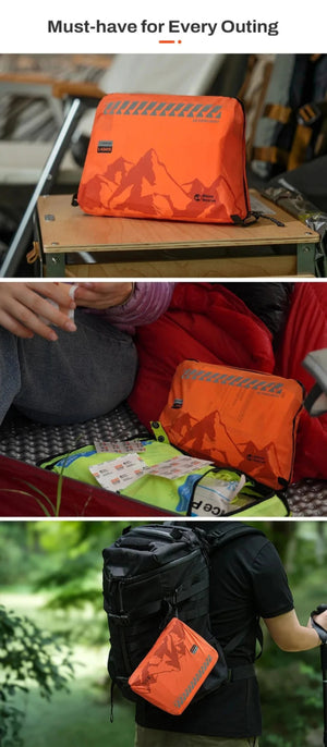 Trousse de premiers secours avec 38 configurations adapté au camping et voyage à partir de 580g "RHINO RESCUE - Outdoor Camping First Aid Kit" - Planète Rando