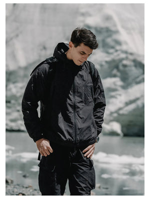 Veste de randonnée coupe - vent avec traitement hydrofuge pour homme "SIMWOOD - SM130288" - Planète Rando