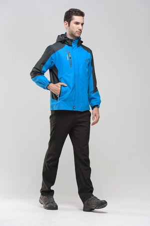 Veste de randonnée / Hardshell imperméable, coupe - vent pour homme 650g "TRVLWEGO - Outdoorsport" - Planète Rando