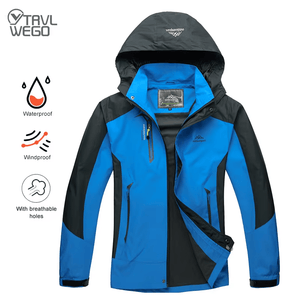 Veste de randonnée / Hardshell imperméable, coupe - vent pour homme 650g "TRVLWEGO - Outdoorsport" - Planète Rando