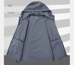 Veste déperlante, coupe - vent anti - UV ultra léger à capuche "Outdoor Top - 2328 Adventure Spirit" - Planète Rando