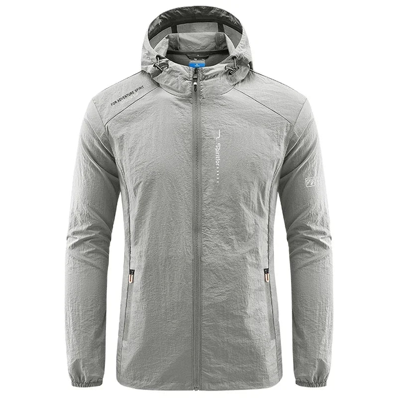 Veste déperlante, coupe - vent anti - UV ultra léger à capuche "Outdoor Top - 2328 Adventure Spirit" - Planète Rando