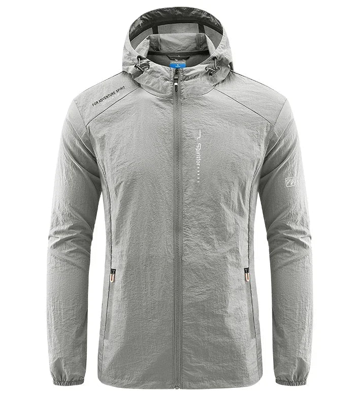 Veste déperlante, coupe - vent anti - UV ultra léger à capuche "Outdoor Top - 2328 Adventure Spirit" - Planète Rando