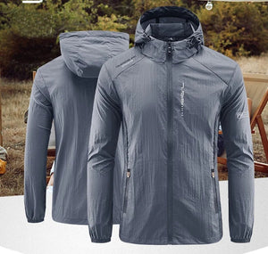 Veste déperlante, coupe - vent anti - UV ultra léger à capuche "Outdoor Top - 2328 Adventure Spirit" - Planète Rando