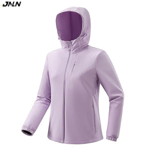 Veste polaire / Softshell coupe - vent et déperlante pour femme 600g "JNLN - All In Fist" - Planète Rando