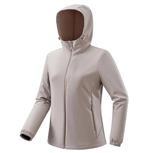 Veste polaire / Softshell coupe - vent et déperlante pour femme 600g "JNLN - All In Fist" - Planète Rando