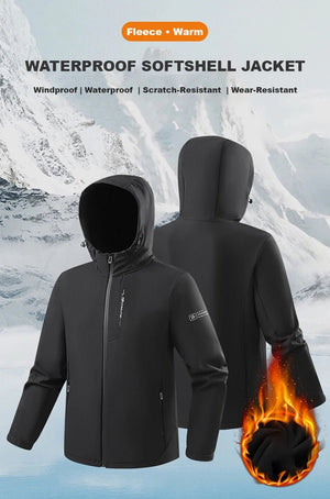 Veste polaire / Softshell coupe - vent et déperlante pour homme 600g "JNLN - All In Fist" - Planète Rando