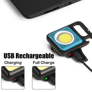 Mini-lampe de poche portable à LED avec porte-clés et tire-bouchon "GoodOutdoor - R3-1000" - | Planète Rando