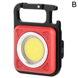 Mini-lampe de poche portable à LED avec porte-clés et tire-bouchon "GoodOutdoor - R3-1000" - Rouge | Planète Rando