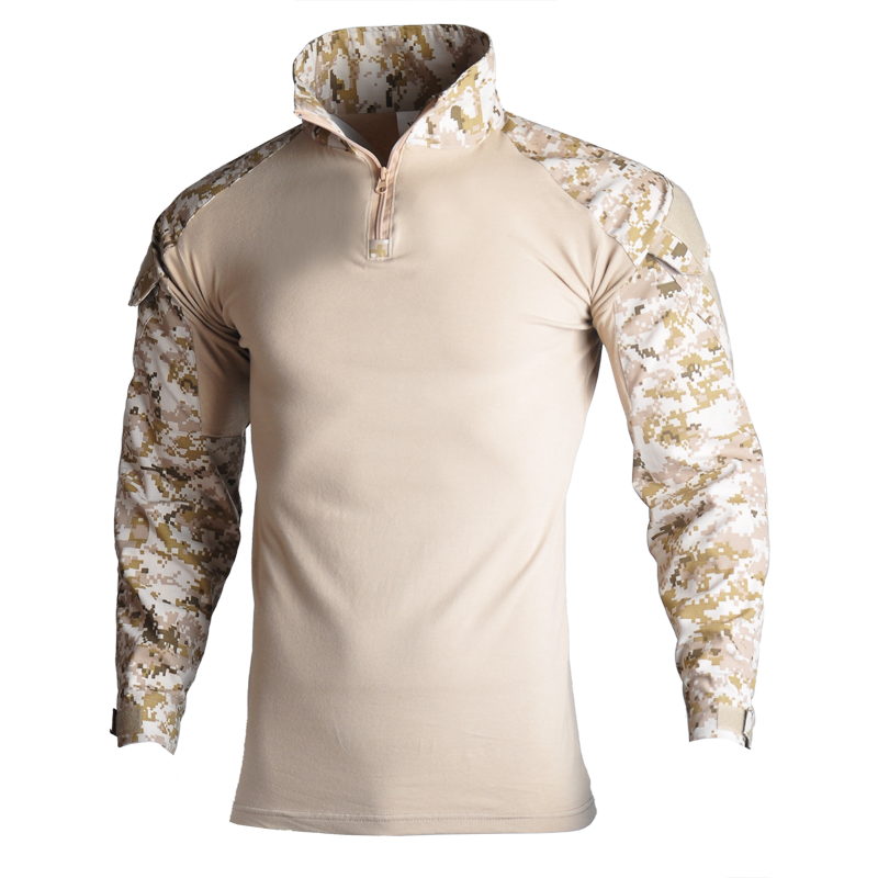 Chemise tactique de combat militaire / Airsoft "HAN WILD - G2 Frog Suit" - Desert digital / S | Planète Rando