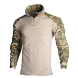 Chemise tactique de combat militaire / Airsoft "HAN WILD - G2 Frog Suit" - CP / S | Planète Rando