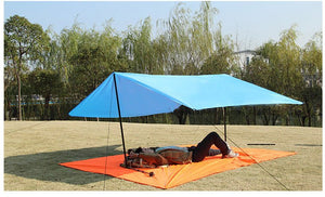 Abri solaire ultra-léger & imperméable pour le camping et la plage "Shine Trip - Bluefield" - Bleu / S | Planète Rando