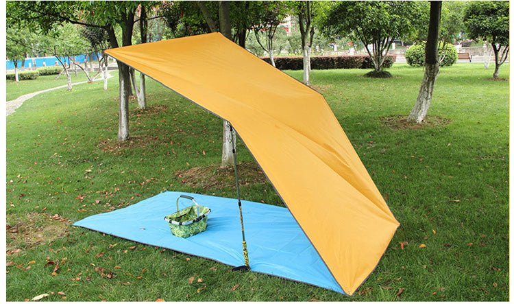 Abri solaire ultra-léger & imperméable pour le camping et la plage "Shine Trip - Bluefield" - Orange / S | Planète Rando