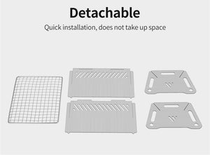 Barbecue de camping portable et pliable en acier inoxydable "Into - Grill BBQ" - | Planète Rando