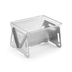 Barbecue de camping portable et pliable en acier inoxydable "Into - Grill BBQ" - Fourneau | Planète Rando