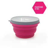 Bol pliable en silicone de qualité alimentaire "M-square - HLT0061" - Rose / 90ML | Planète Rando