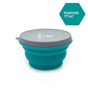 Bol pliable en silicone de qualité alimentaire "M-square - HLT0061" - Bleu / 90ML | Planète Rando