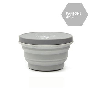 Bol pliable en silicone de qualité alimentaire "M-square - HLT0061" - Gris / 90ML | Planète Rando