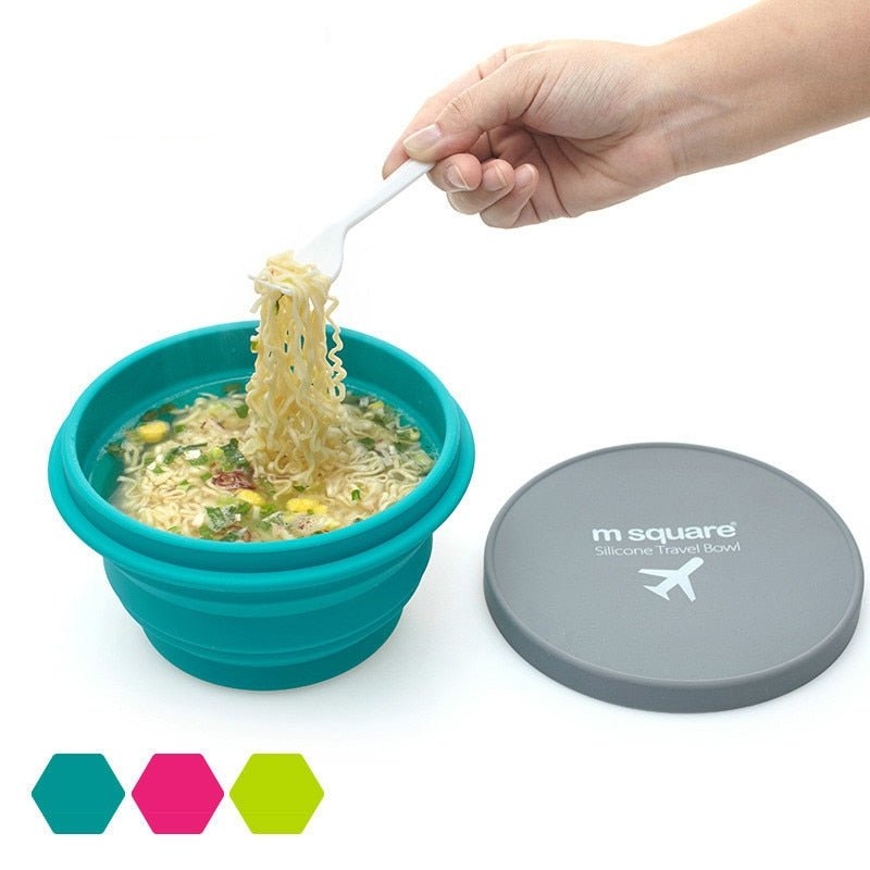 Bol pliable en silicone de qualité alimentaire "M-square - HLT0061" - | Planète Rando