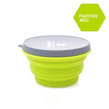 Bol pliable en silicone de qualité alimentaire "M-square - HLT0061" - Fluo / 90ML | Planète Rando