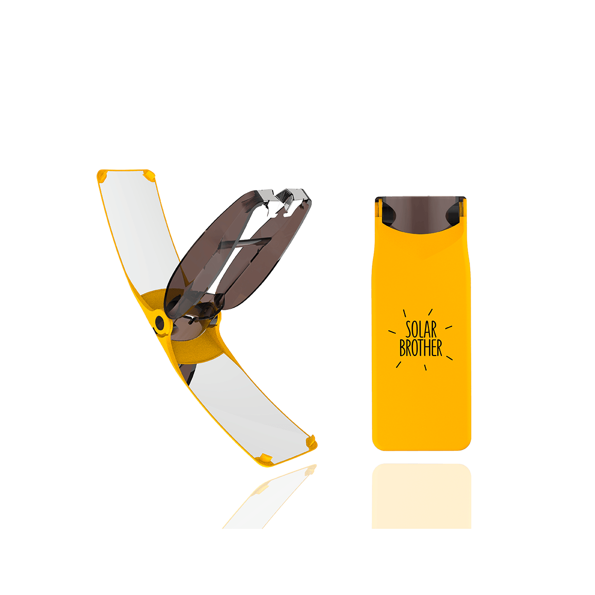 Briquet Solaire ultralight 12gr "Solar Brother - Suncase Gear" - Jaune | Planète Rando